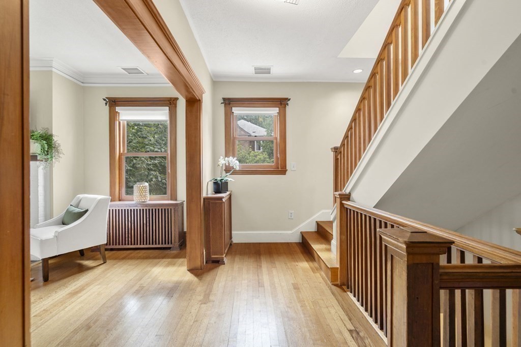 46 Gardner Road, Unit 2 Brookline, MA 02445 - Photo 3 of 38 a view of an entryway with a livingroom