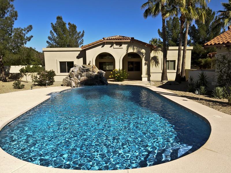6230 East Horseshoe Road Paradise Valley, AZ 85253 - Photo 24 of 26 POOL and WATERFALL