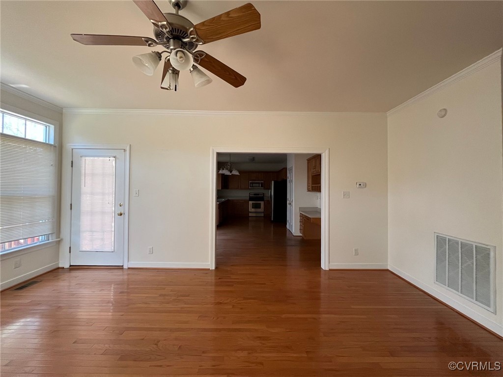 11904 Markey Circle Midlothian, VA 23112 - Photo 4 of 24 wooden floor in an empty room with a window