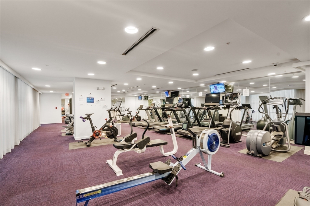 42 8th Street, Unit 1315 Boston, MA 02129 - Photo 12 of 20 a view of a room with gym equipment