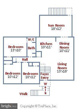 116 Doncaster Road Joppa, MD 21085 - Photo 30 of 30 Upper Level Floor Plan