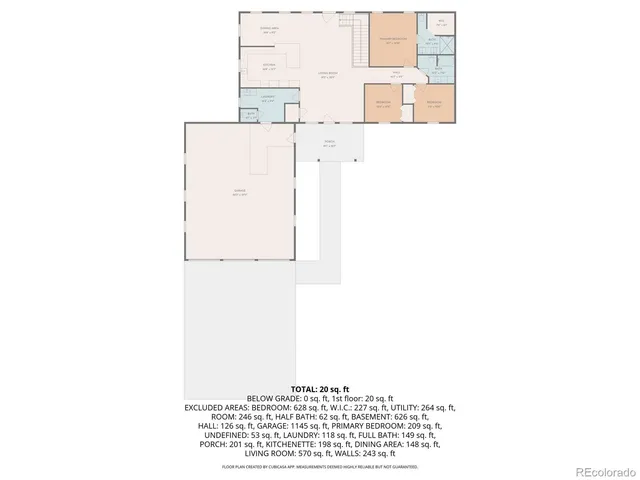 a living room with furniture and a ceiling fan