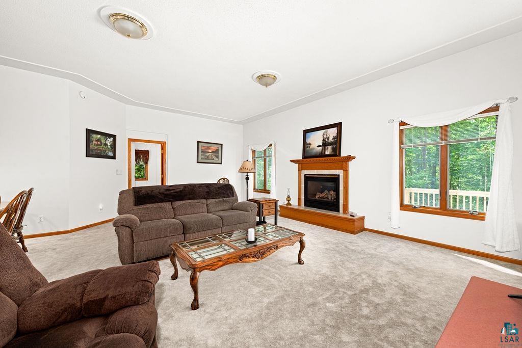 4331 Grouse Ridge Drive Hermantown, MN 55811 - Photo 17 of 48 Living room with carpet floors