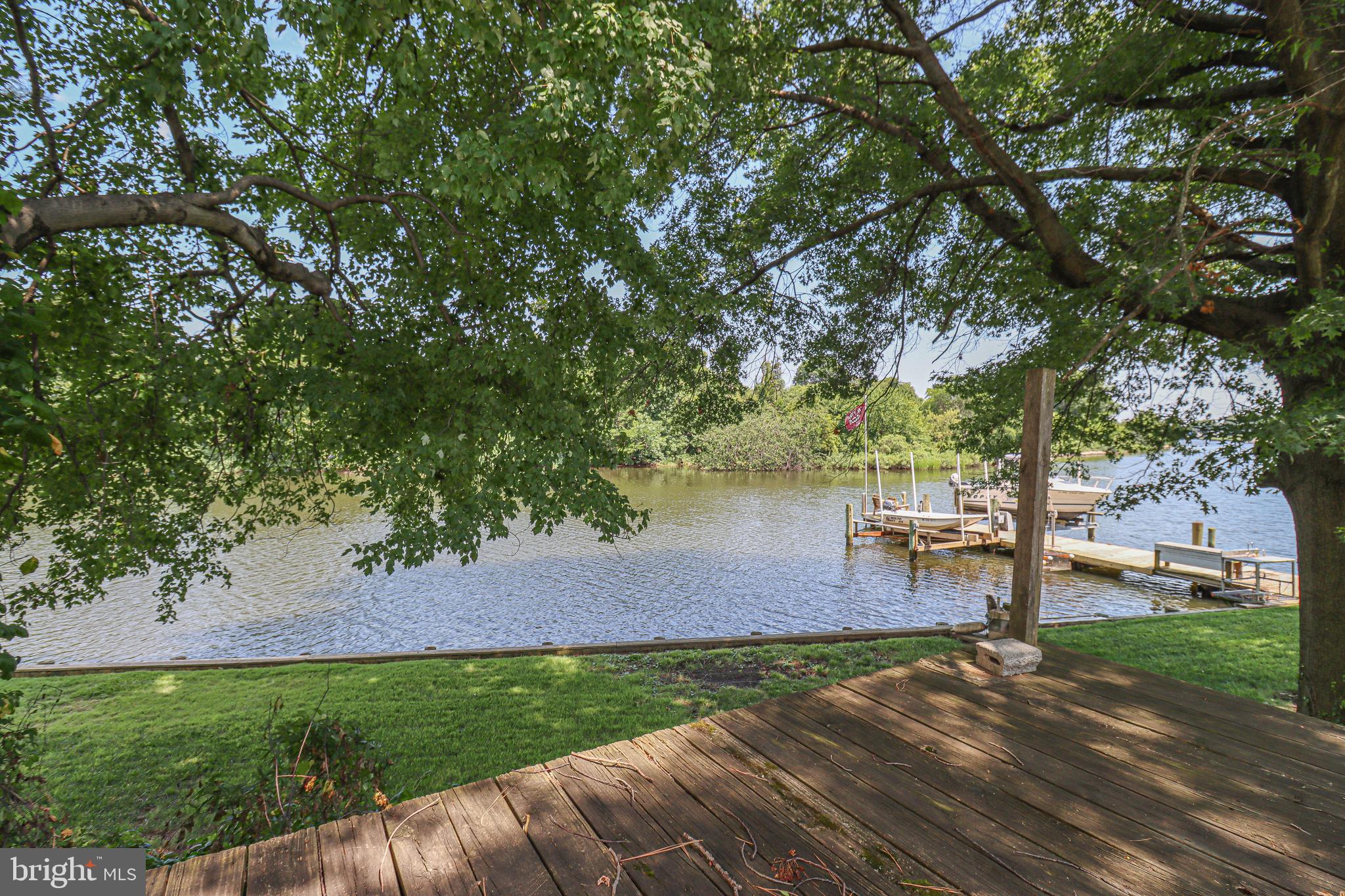3147 Baybriar Road Dundalk, MD 21222 - Photo 4 of 65 View from deck (pier is owned by neighbor).