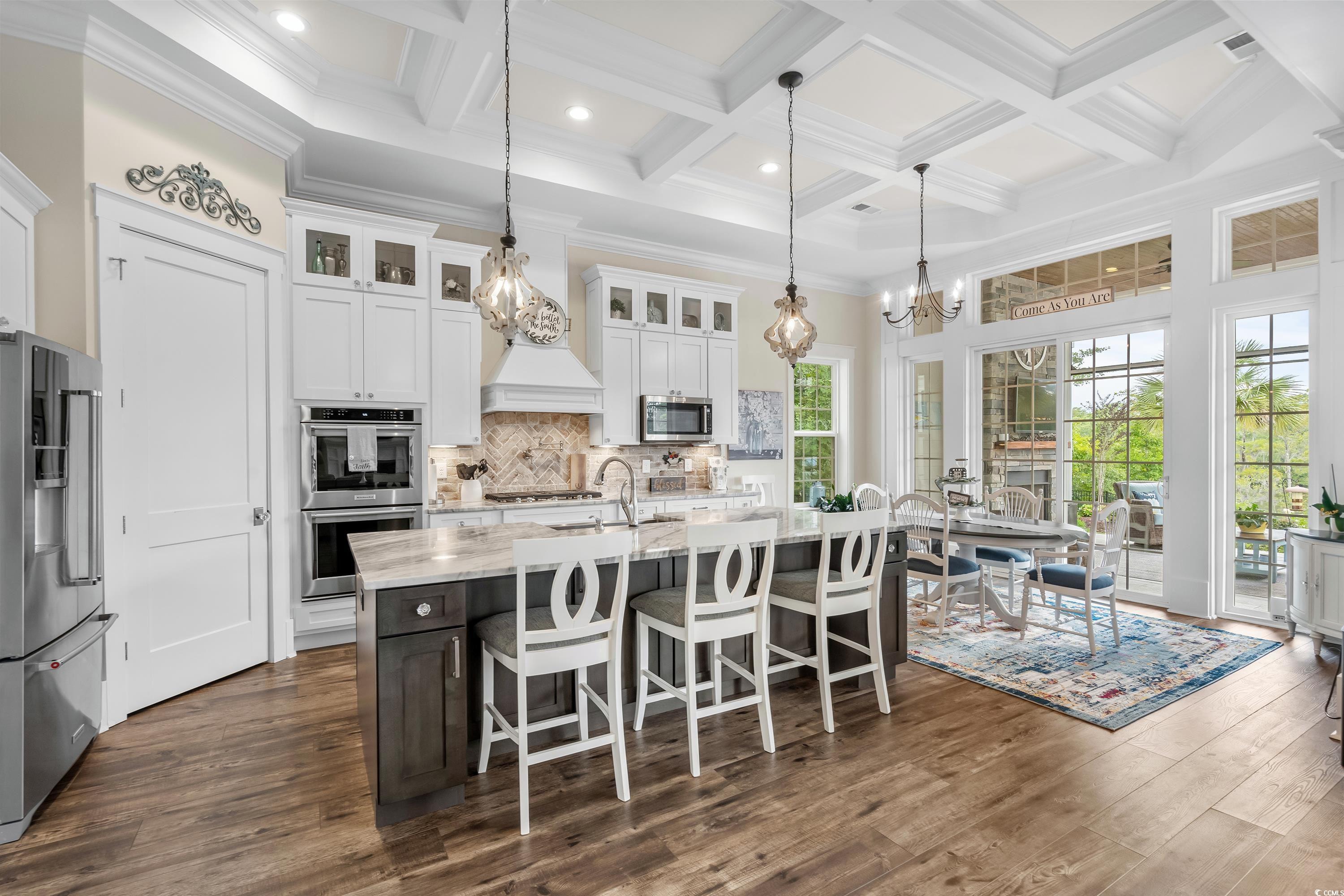 348 Chamberlin Road Myrtle Beach, SC 29588 - Photo 16 of 40 Kitchen with stainless steel appliances, pendant l