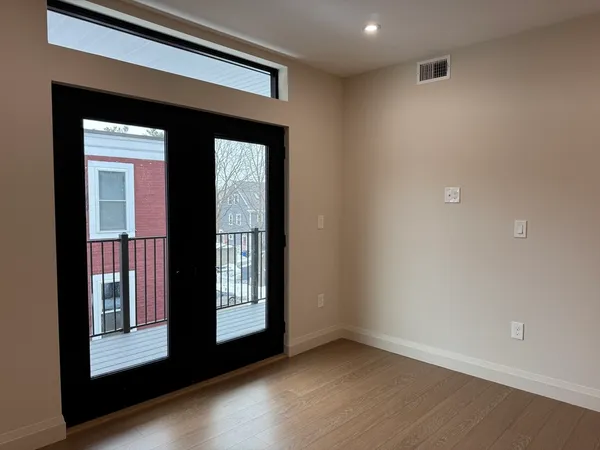 a view of an entryway door