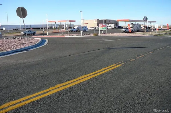 a view of car parked on road