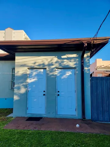 a view of front door