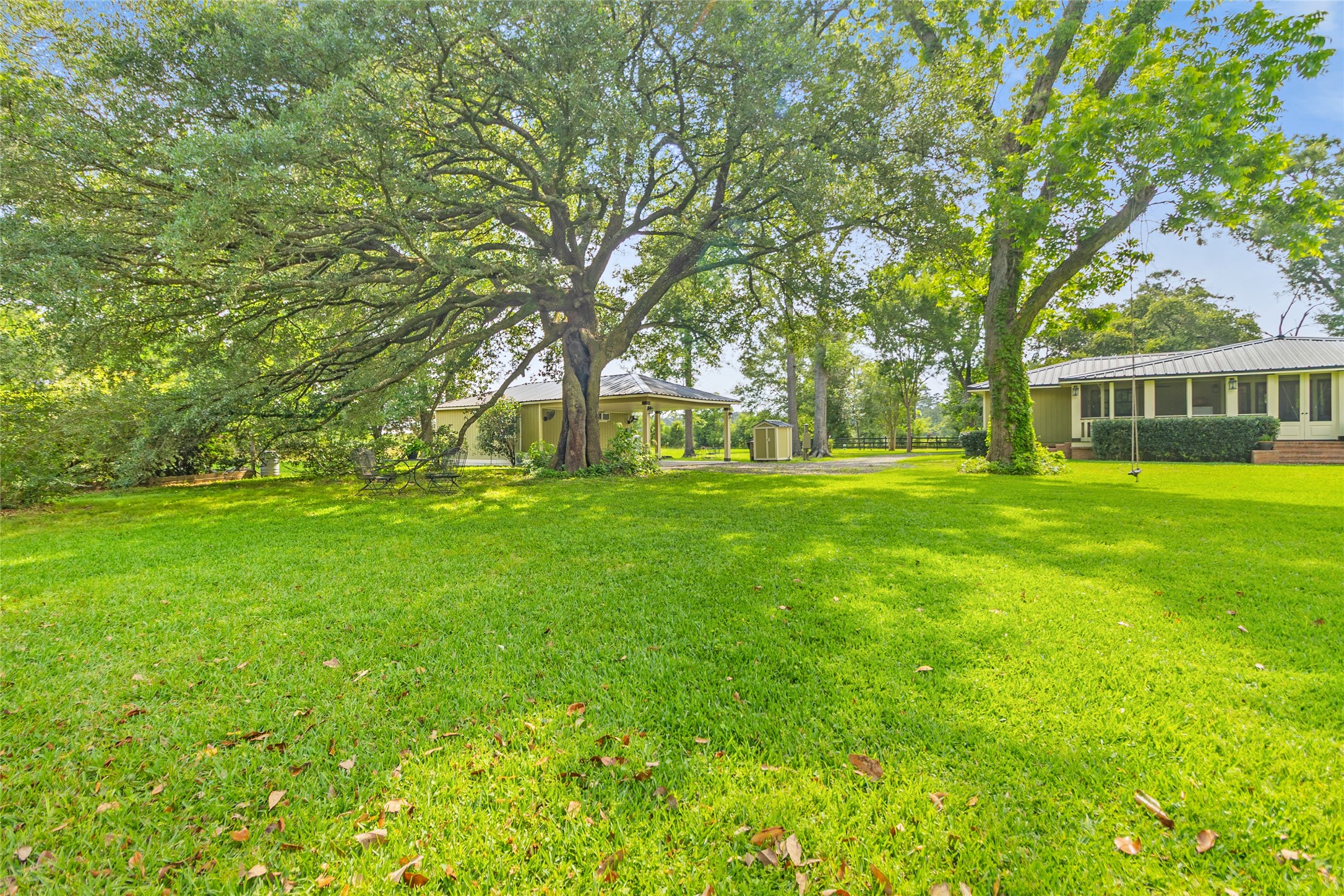 17821 Brown Road Conroe, TX 77306 - Photo 39 of 50 a view of a house with a big yard