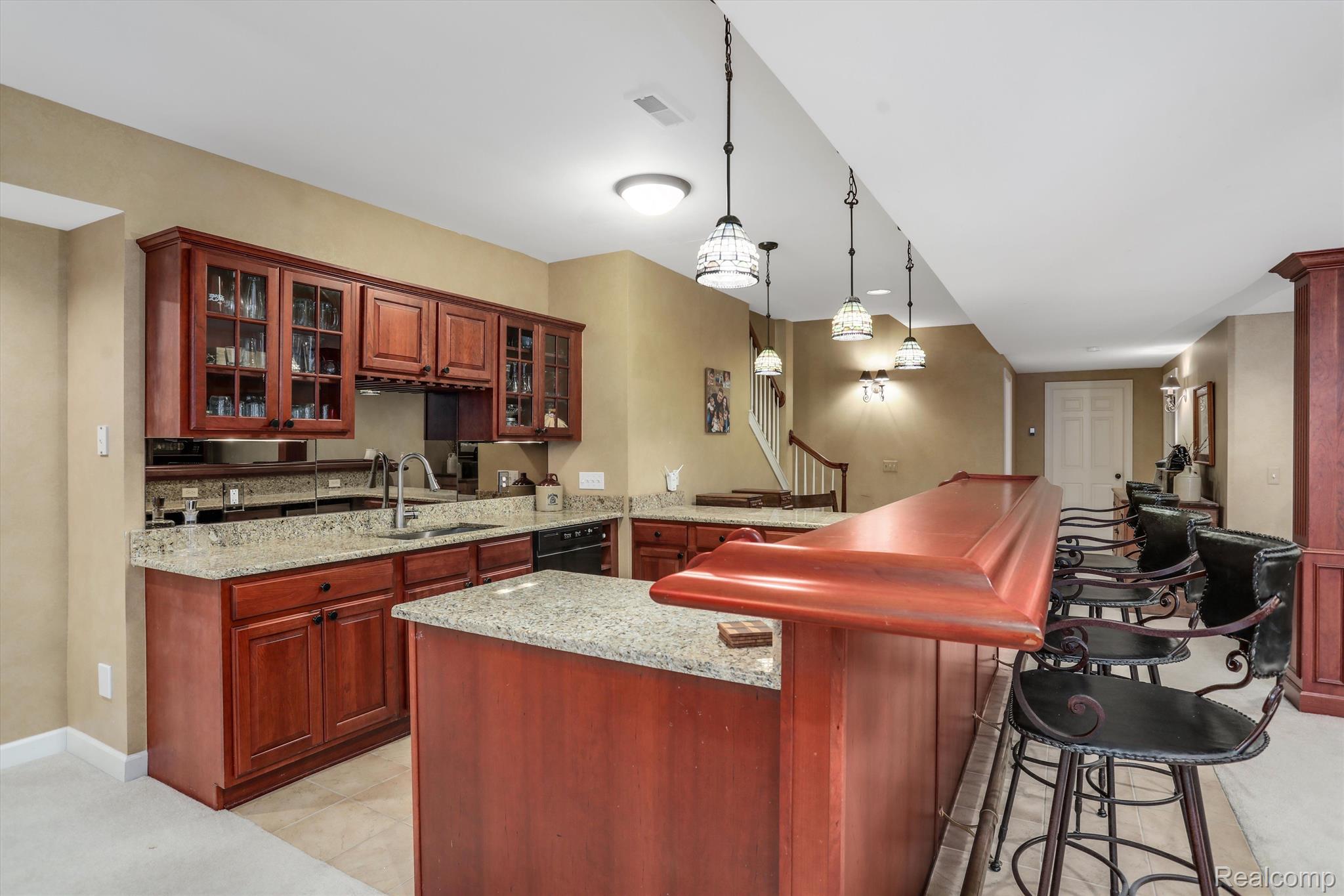 6984 Oakhurst Ridge Road Clarkston, MI 48348 - Photo 50 of 65 Basement Bar