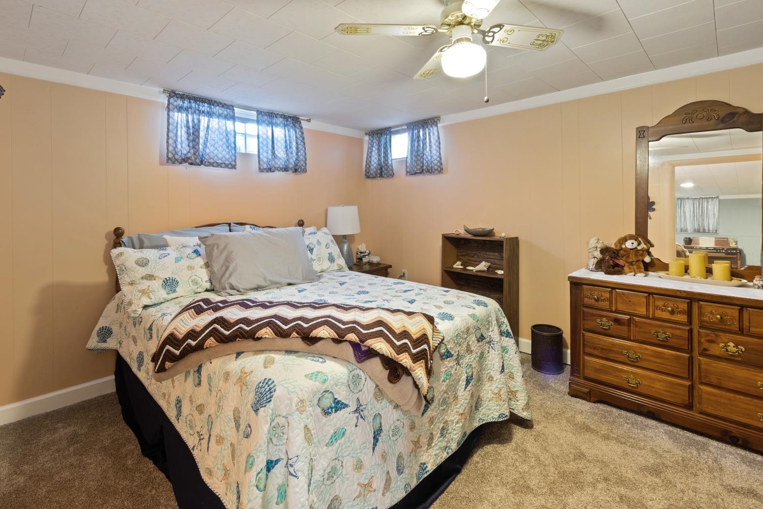 1639 Us Rt 52 Dixon, IL 61021 - Photo 24 of 31 a bedroom with a bed and a chandelier