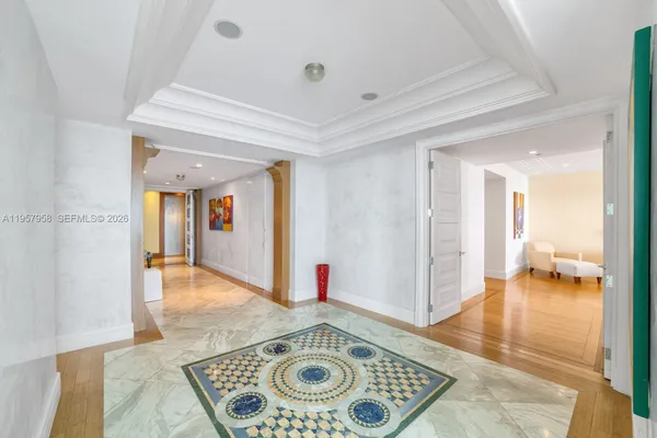 a view of livingroom with furniture and wooden floor