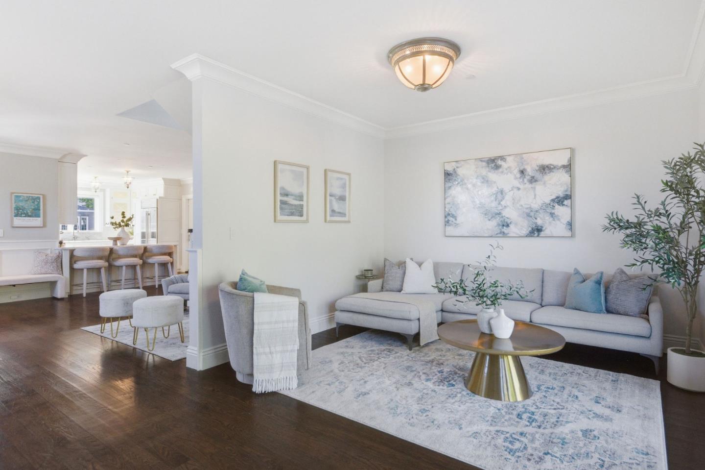 638 Oregon Avenue San Mateo, CA 94402 - Photo 12 of 34 a living room with furniture and a rug