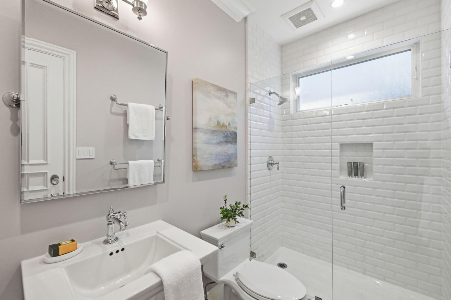 638 Oregon Avenue San Mateo, CA 94402 - Photo 26 of 34 a bathroom with a toilet sink shower and mirror