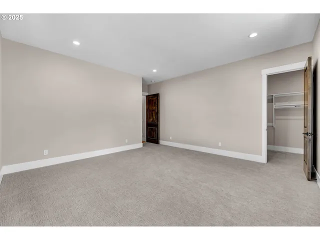 a close view of closet