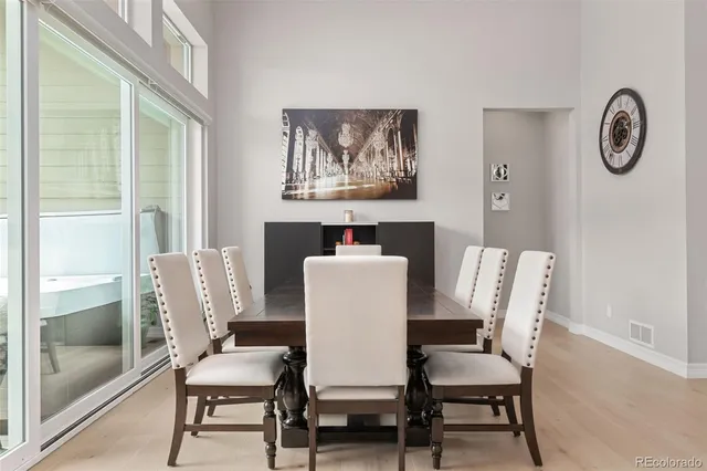 a bedroom with a bed and walk in closet