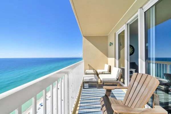 a view of outdoor space and deck