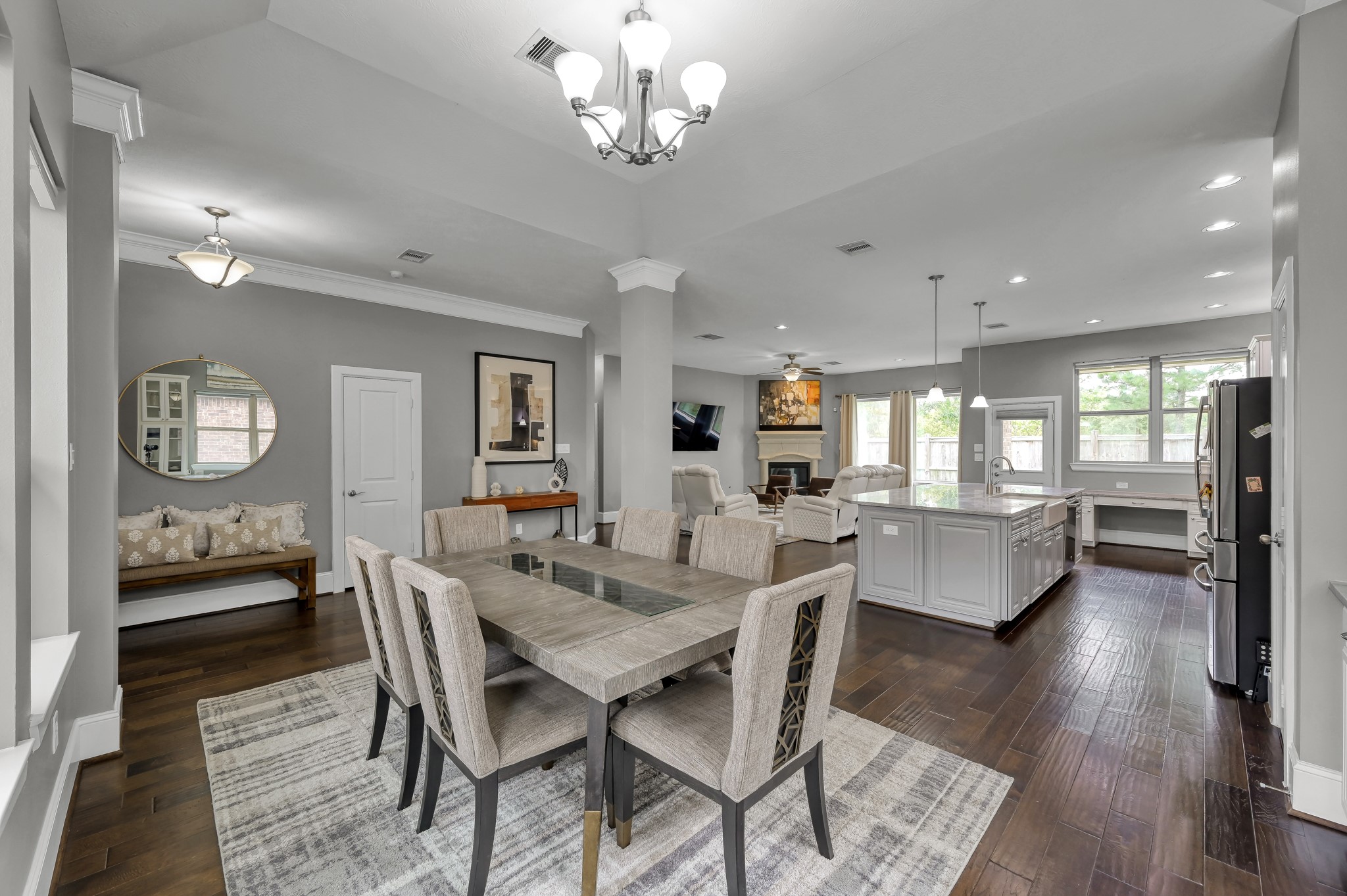31714 Pierwood Court Spring, TX 77386 - Photo 12 of 49 a view of a dining room with furniture and wooden floor