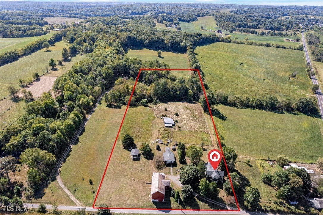 13642 Navarre Road Southwest Beach City, OH 44608 - Photo 2 of 33 Birds eye view of property with a rural view