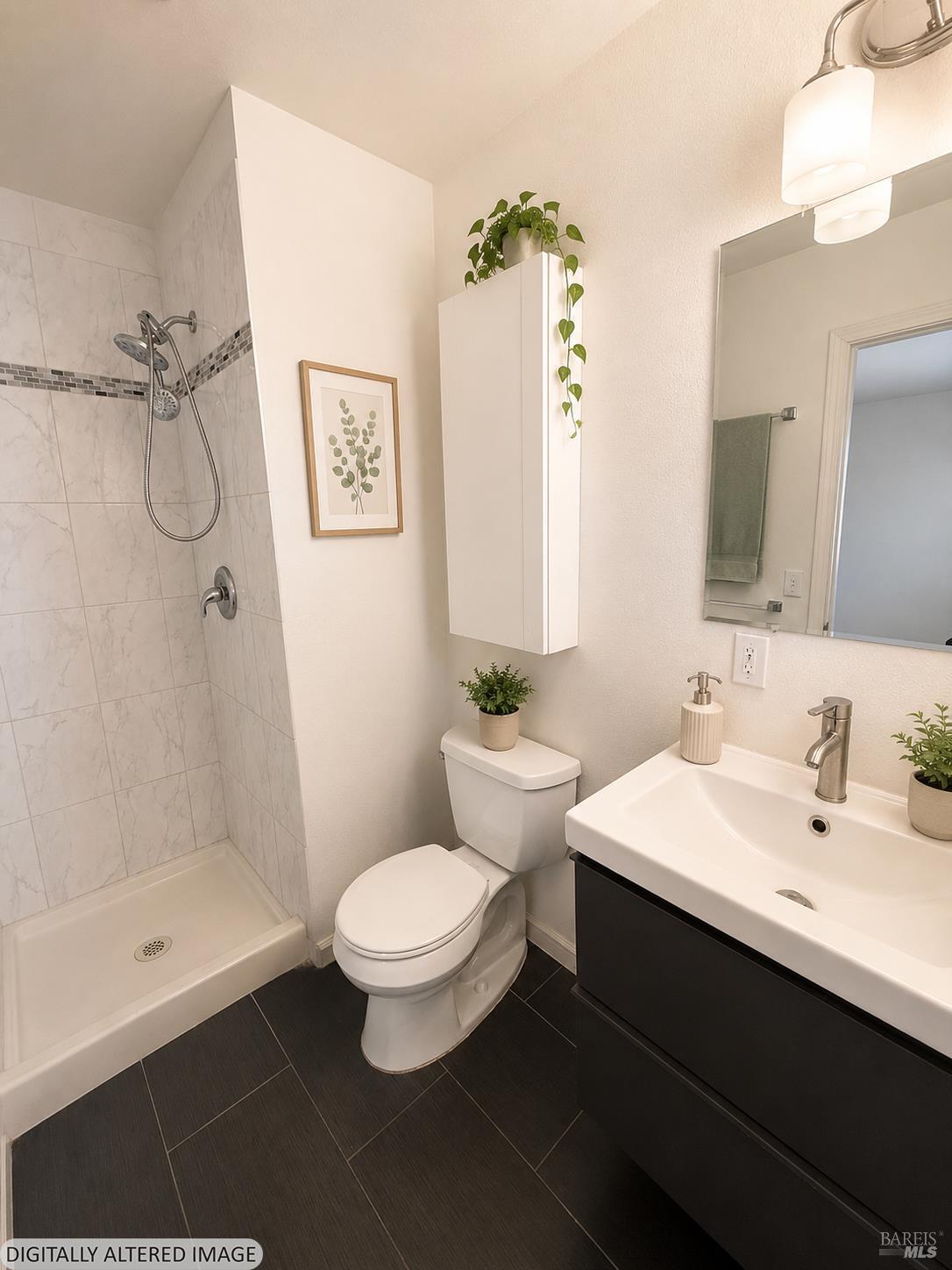 1558 West 3rd Street Santa Rosa, CA 95401 - Photo 10 of 27 Digitally altered primary bathroom.