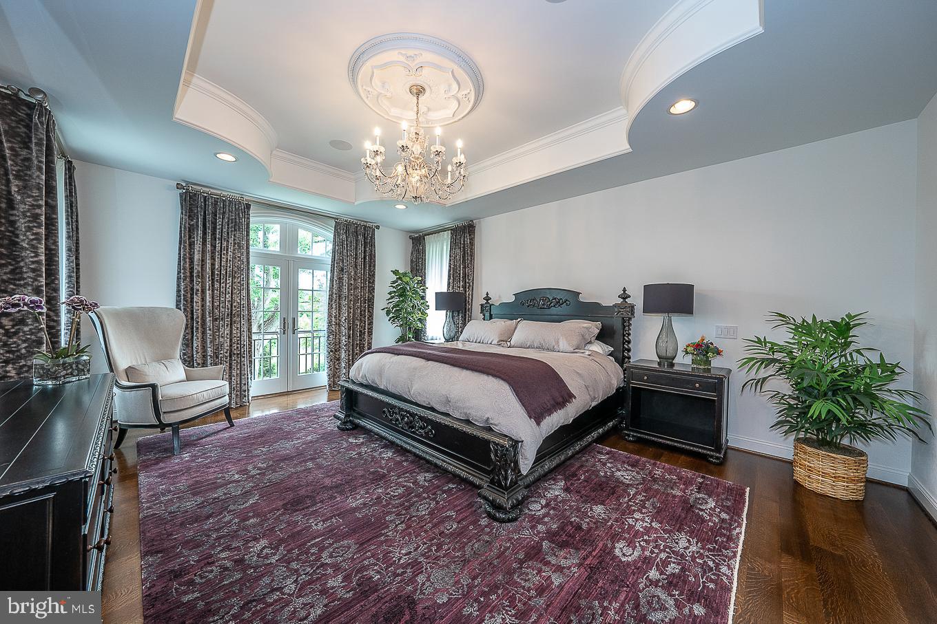 218 Berkley Road Devon, PA 19333 - Photo 26 of 65 Master Bedroom with Custom Ceiling