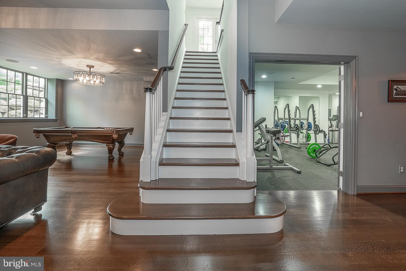 218 Berkley Road Devon, PA 19333 - Photo 41 of 65 Lower Level Staircase