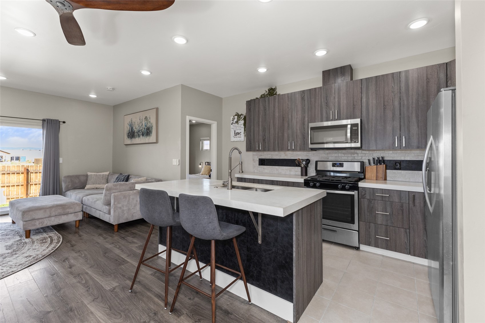 967 Dry Creek Road Hayden, CO 81639 - Photo 2 of 39 Kitchen with Island Seating