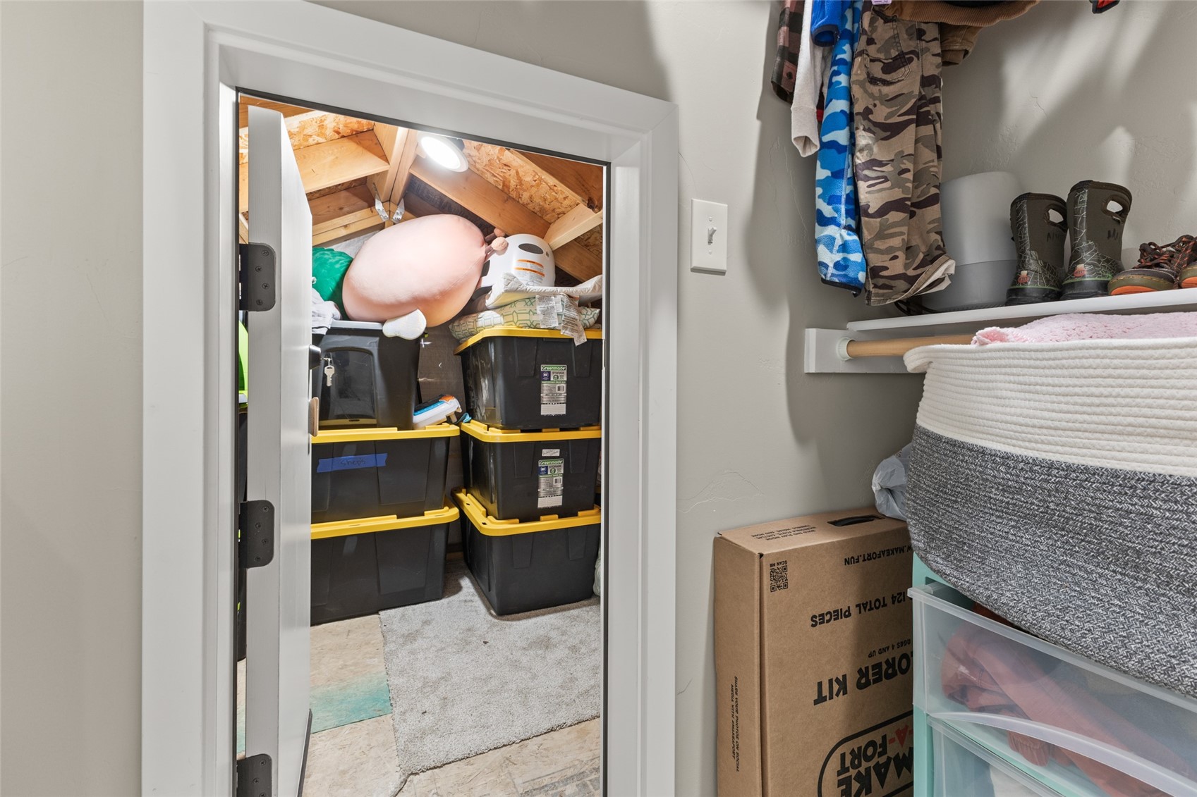 967 Dry Creek Road Hayden, CO 81639 - Photo 27 of 39 Large storage space off of the upper bedroom