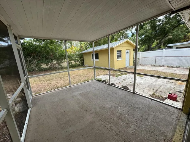 a view of a house with a porch