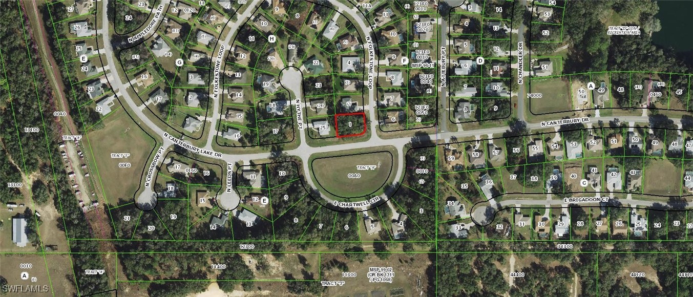 2792 North Folkestone Loop Hernando, FL 34442 - Photo 2 of 3 an aerial view of a highlighted house
