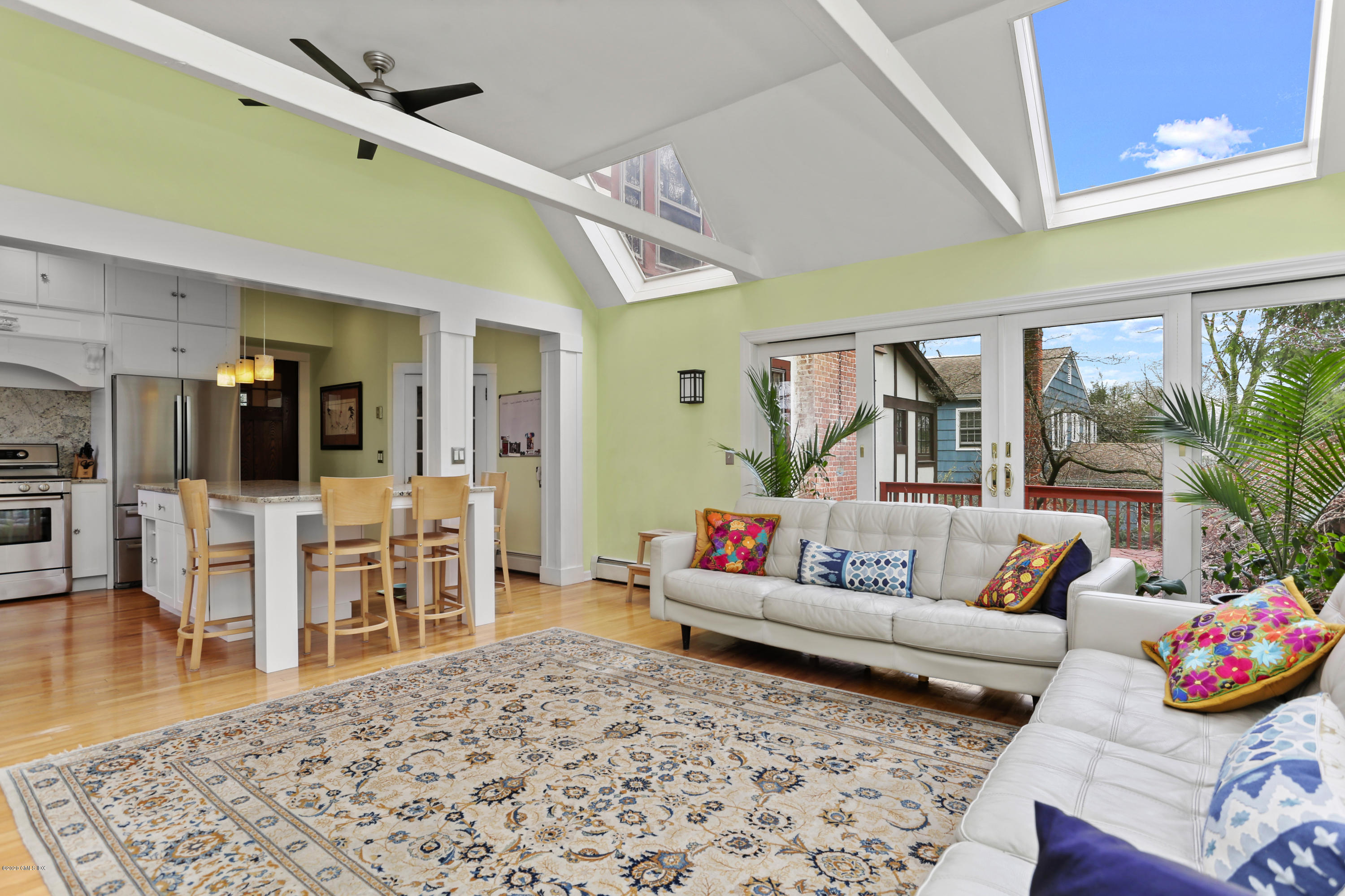 18 Leonard Avenue Riverside, CT 06878 - Photo 12 of 28 a living room with furniture and wooden floor