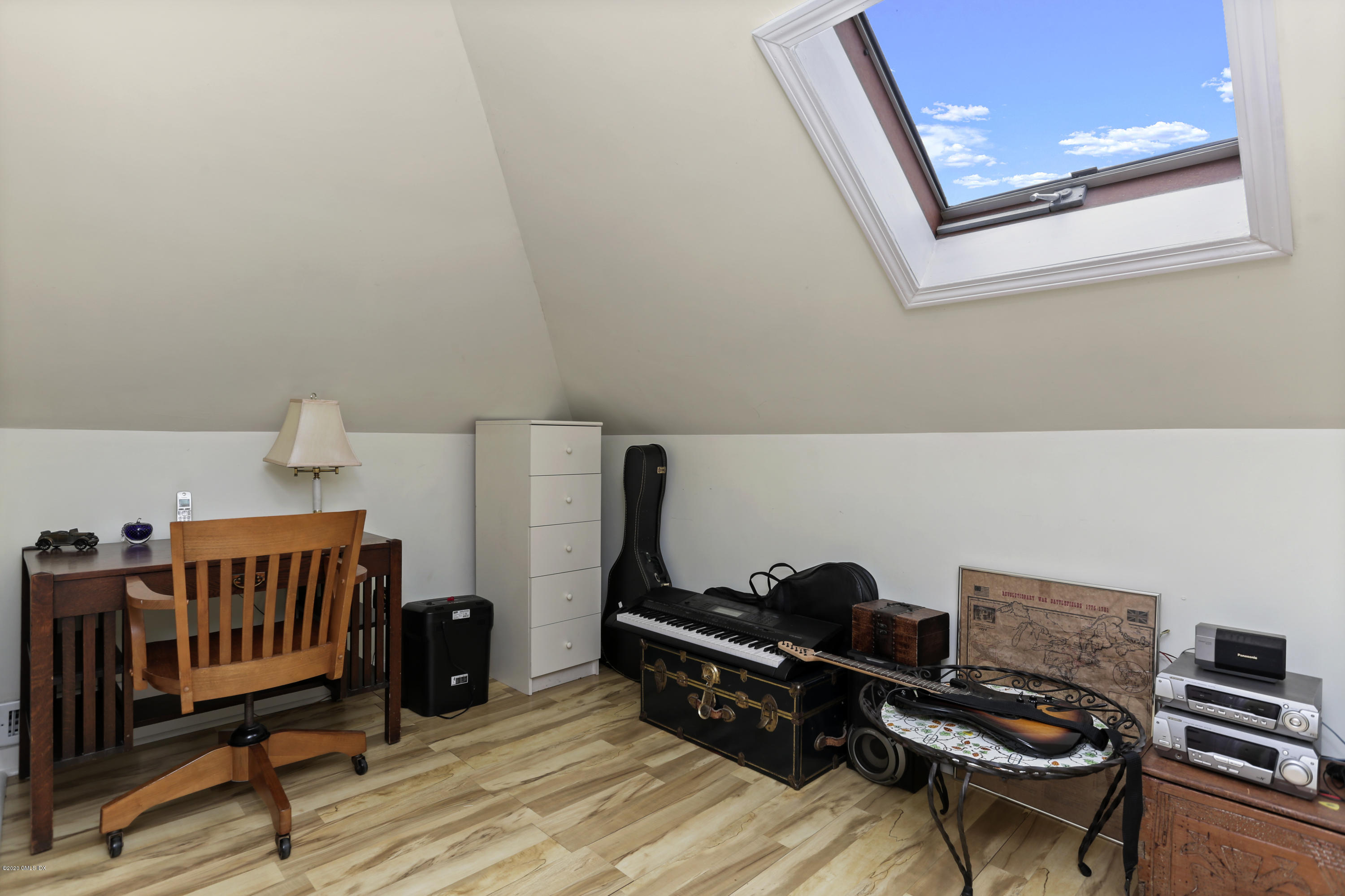 18 Leonard Avenue Riverside, CT 06878 - Photo 23 of 28 a view of workspace with wooden floor windows