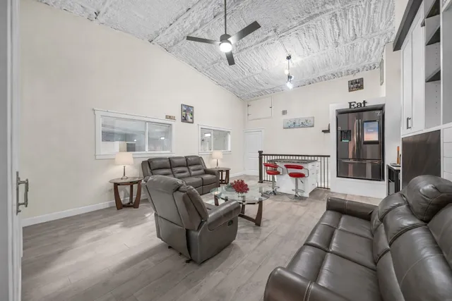 a room with storage and utility