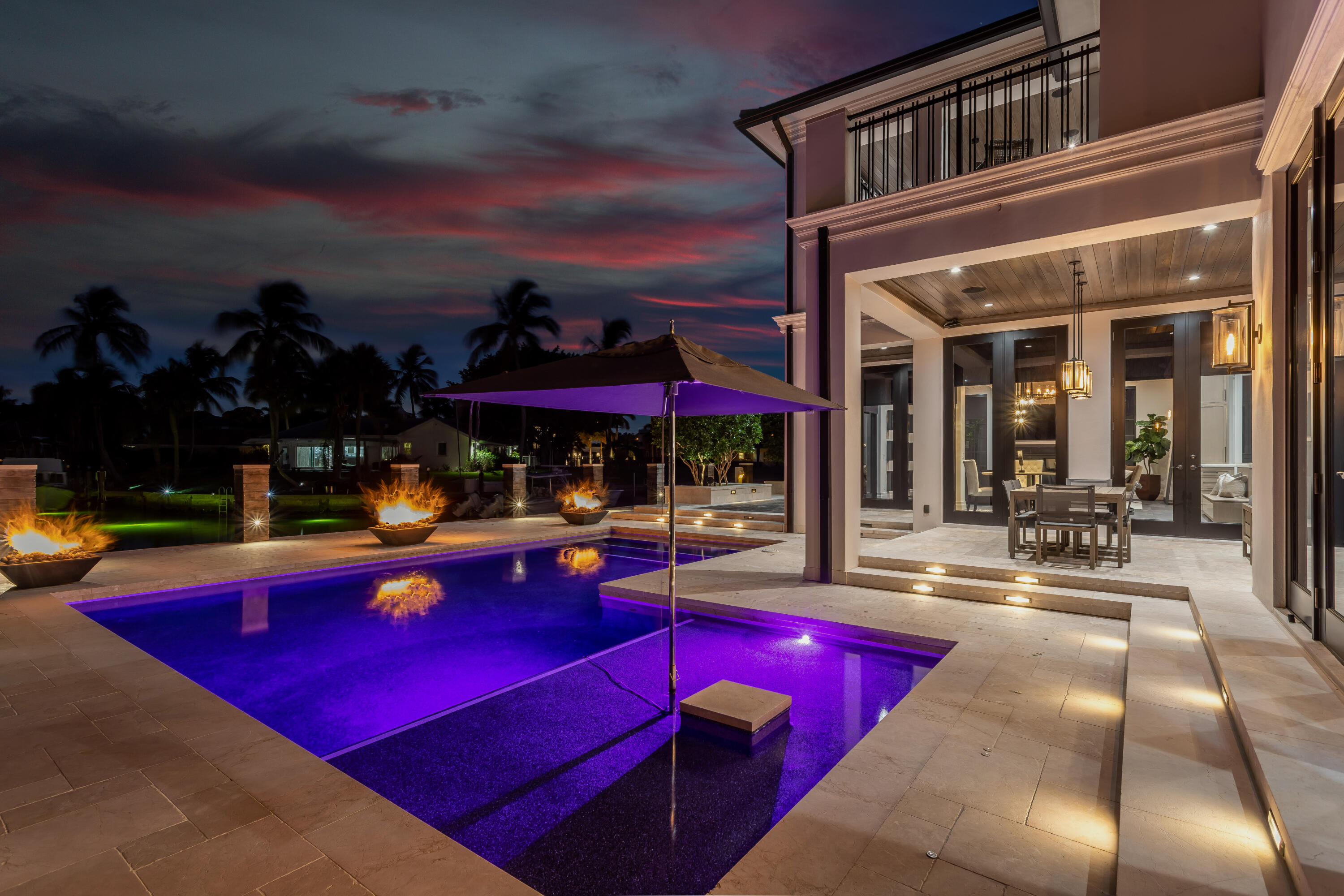 550 Golden Harbour Drive Boca Raton, FL 33432 - Photo 102 of 109 Twilight - Rear - Exterior