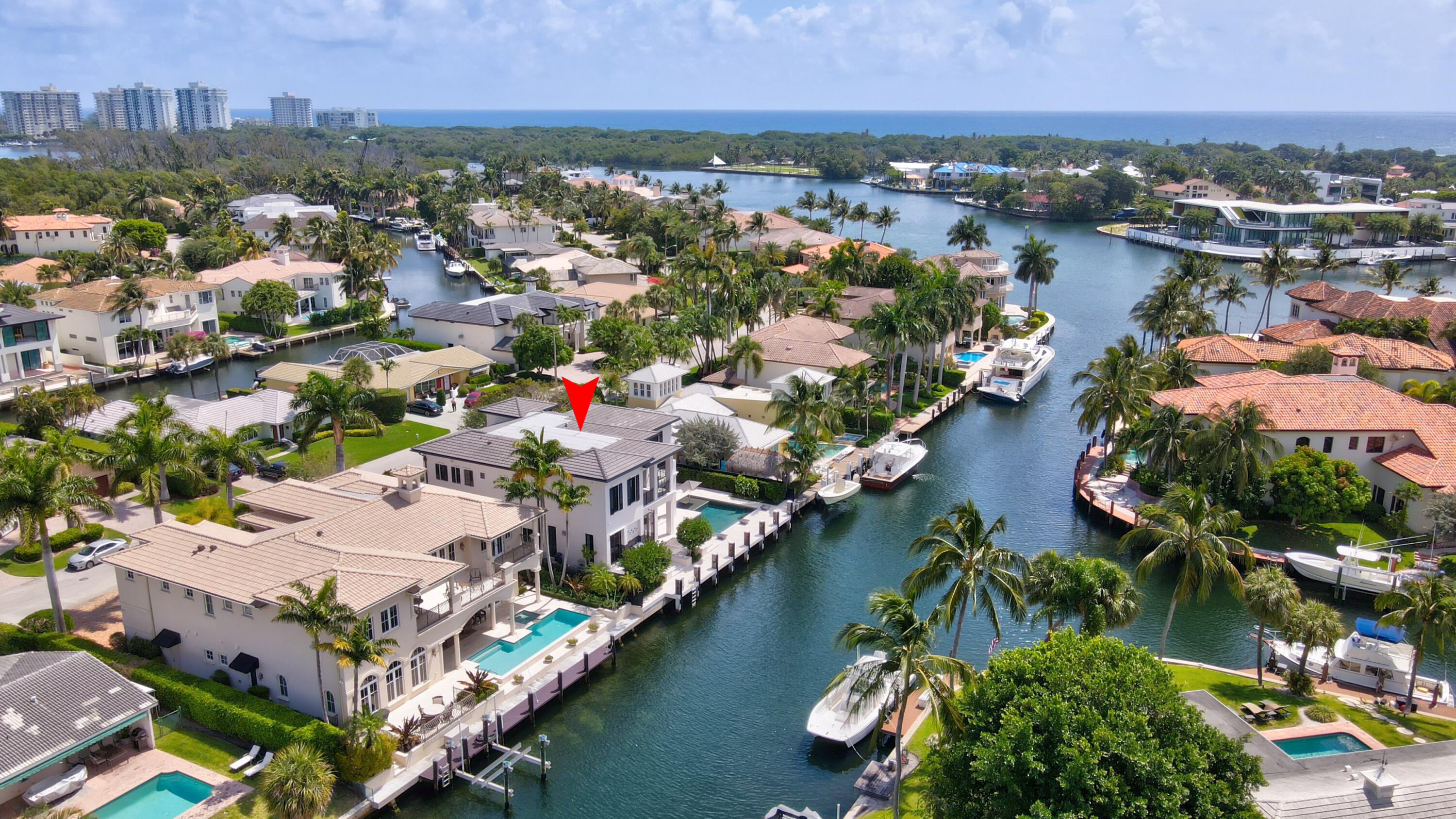 550 Golden Harbour Drive Boca Raton, FL 33432 - Photo 6 of 109 Aerial