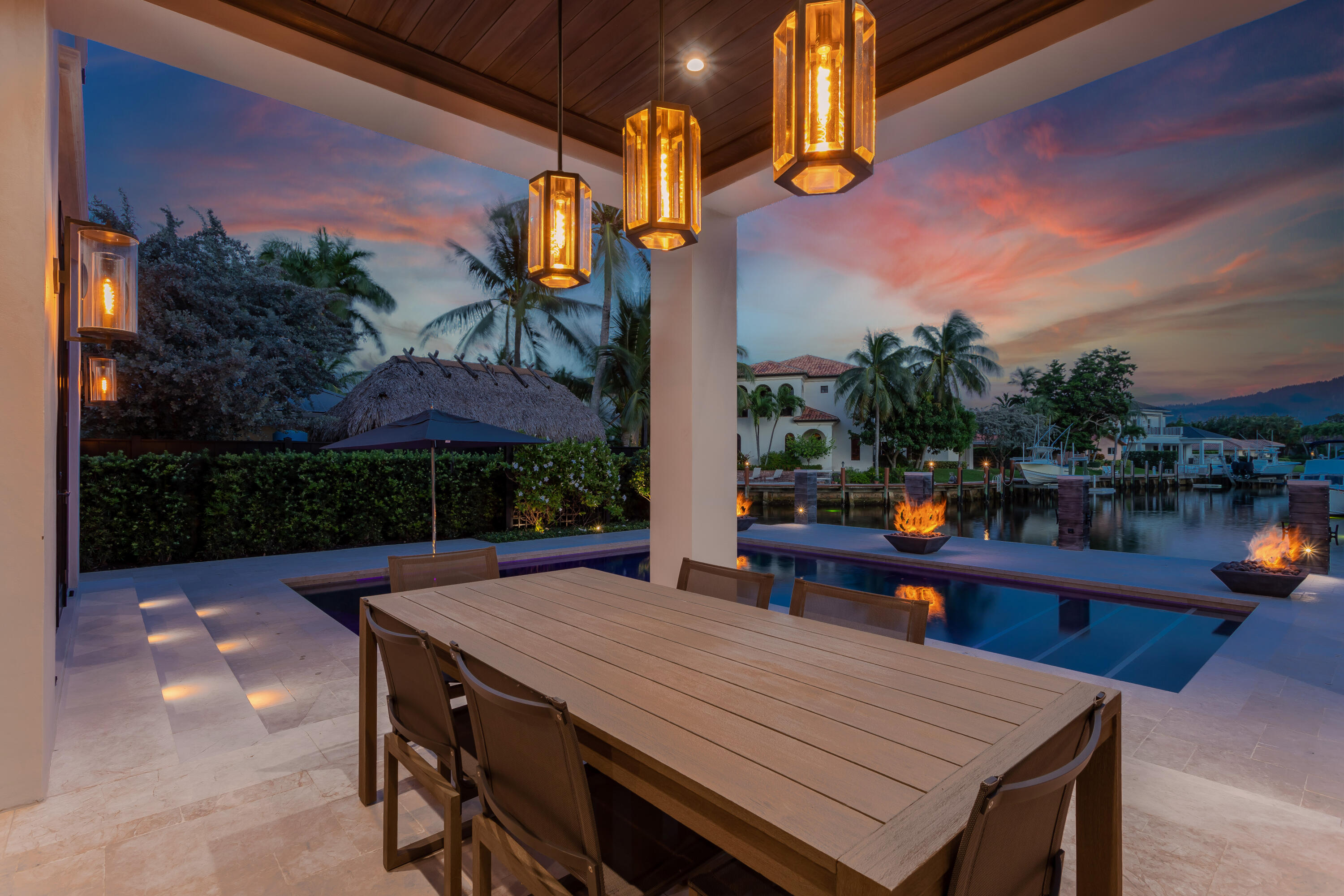 550 Golden Harbour Drive Boca Raton, FL 33432 - Photo 97 of 109 Twilight - Rear - Exterior