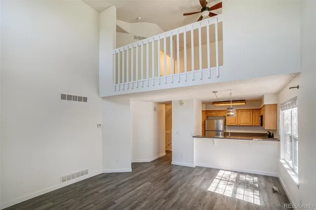 wooden floor in an empty room