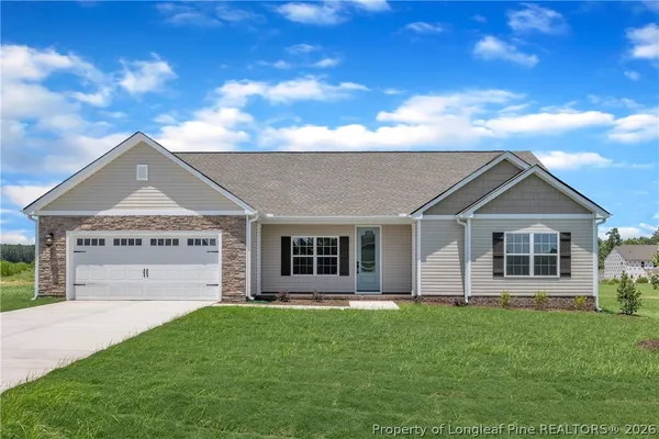 front view of house with a yard