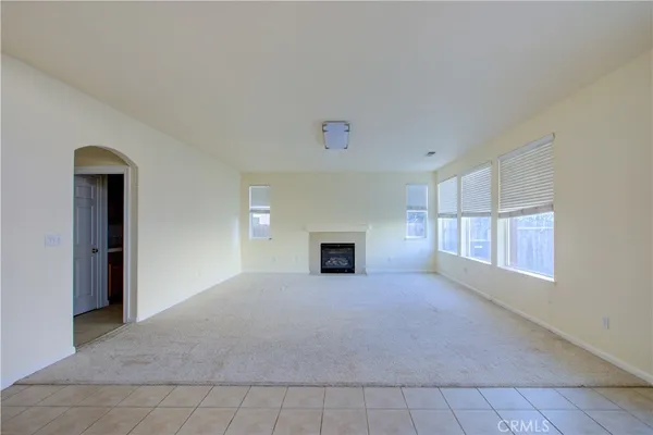 a view of a livingroom with a fireplace