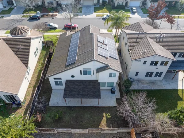 a view of a house with a patio