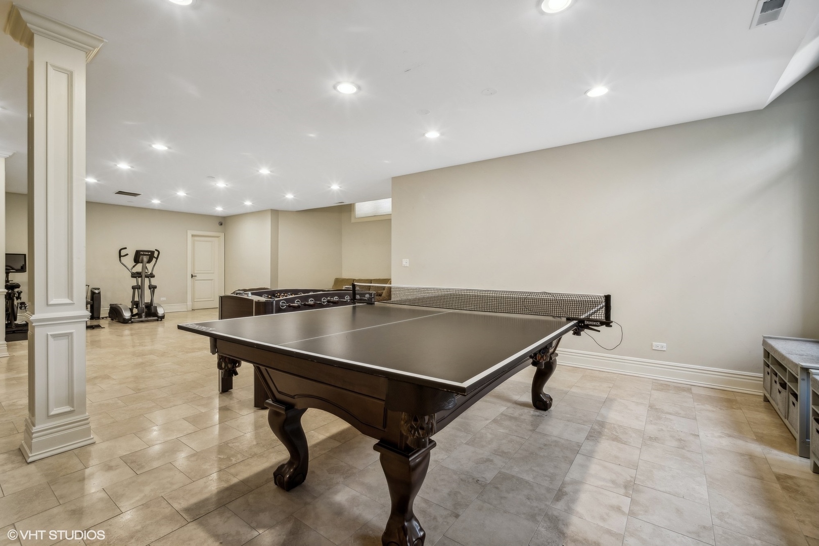 630 Forest Road Glenview, IL 60025 - Photo 33 of 44 a room with table tennis and air hockey table