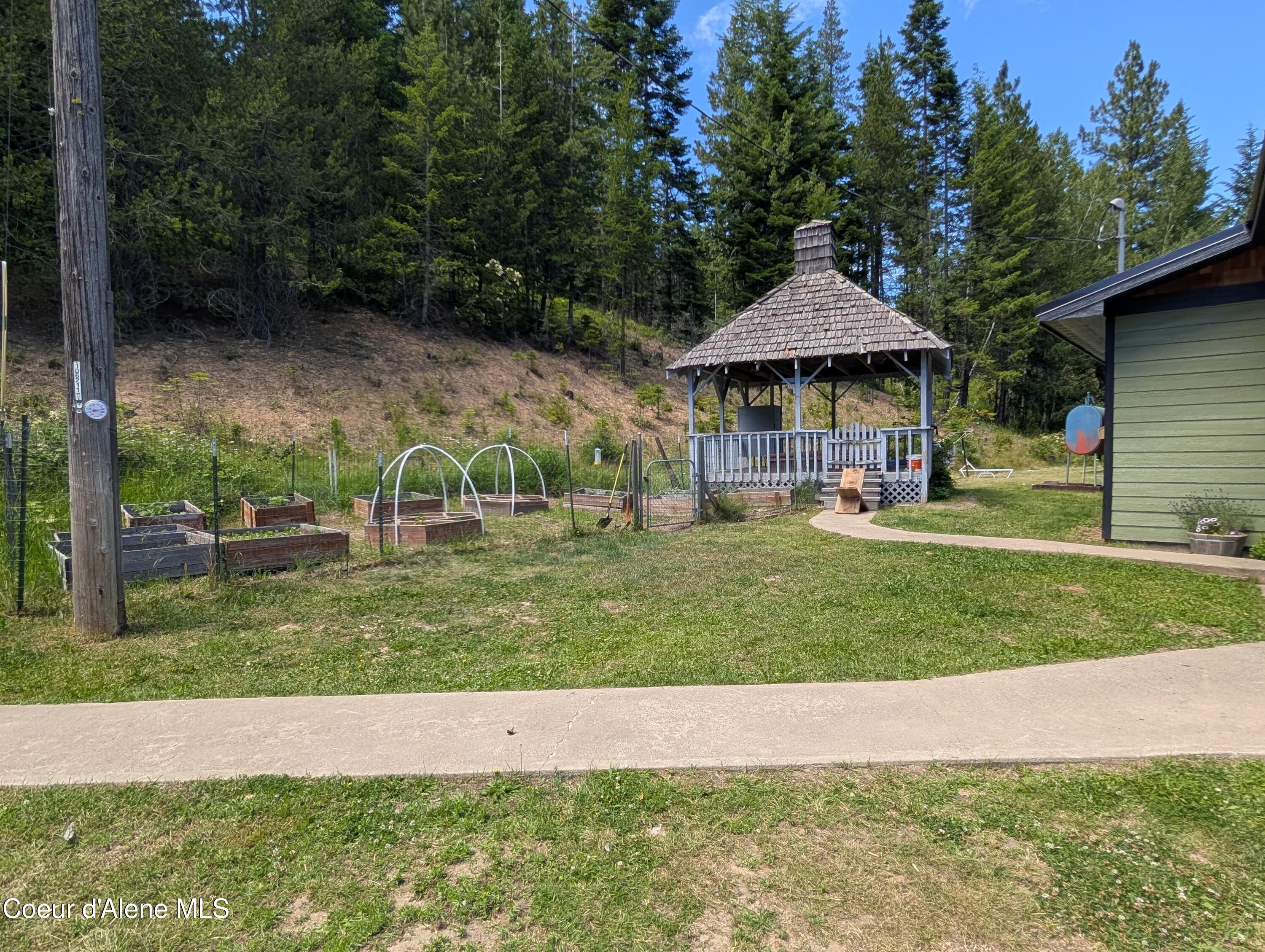 3115 Cherry Creek Road St. Maries, ID 83861 - Photo 22 of 52 3115 Cherry Creek raised garden and gaze