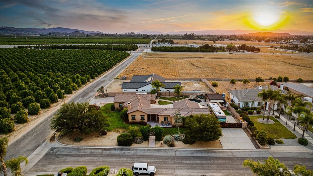 26487 Thacker Drive Hemet, CA 92544 - Photo 2 of 60 an aerial view of residential houses with outdoor space