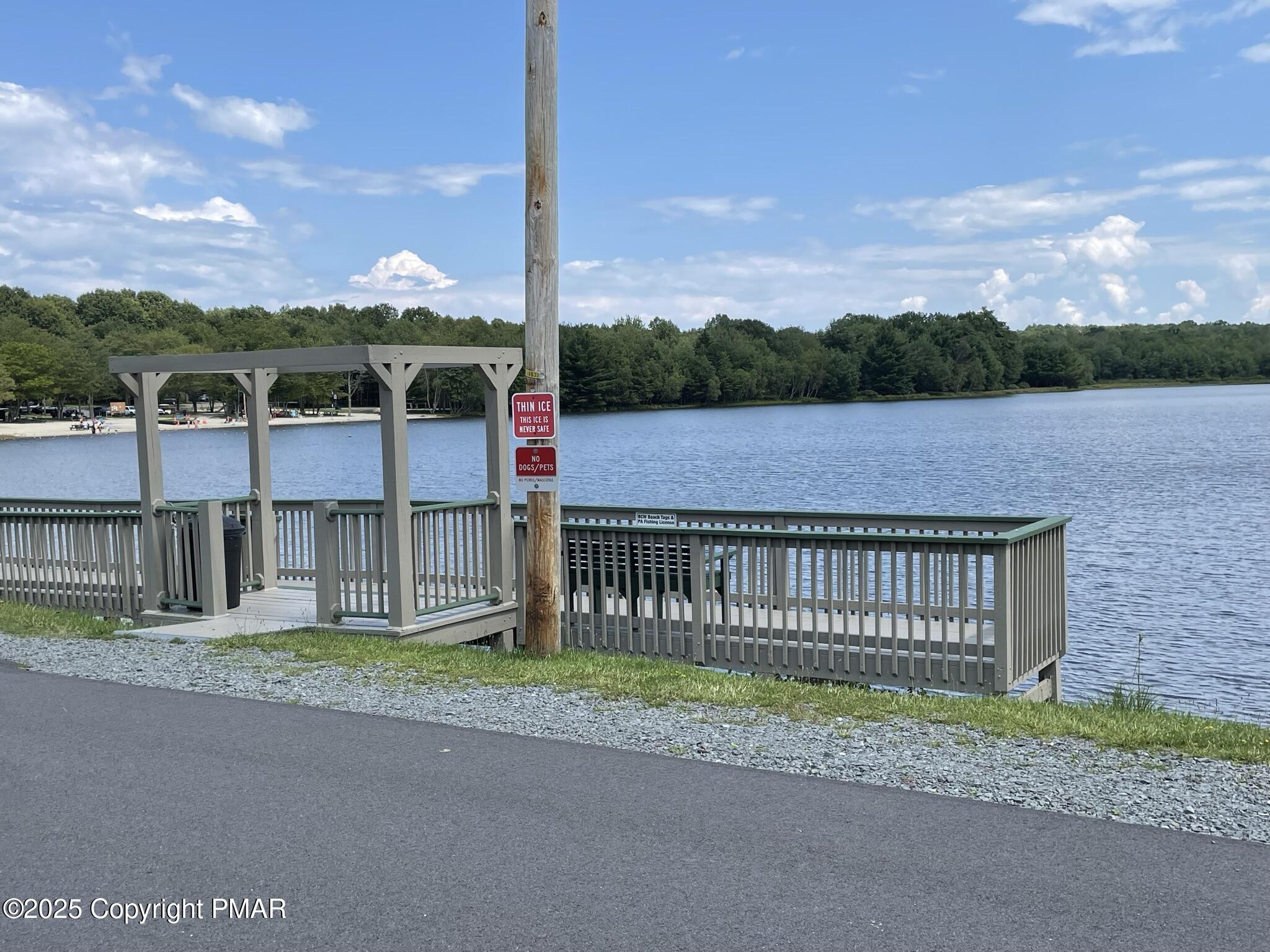 277 Fern Ridge Road Blakeslee, PA 18610 - Photo 41 of 46 a view of a street from a yard