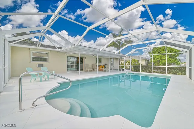 a view of a house with pool