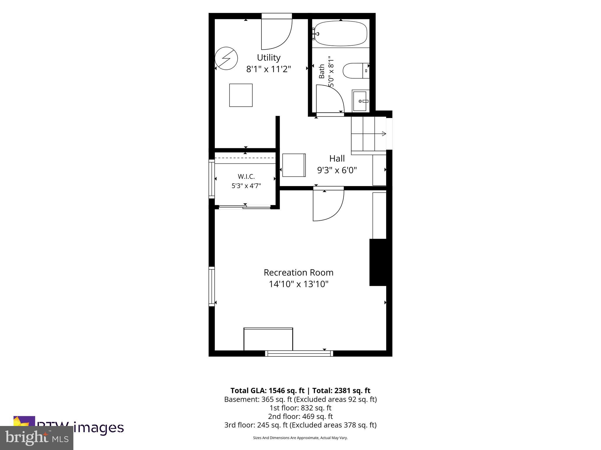 5910 Flanders Street Springfield, VA 22150 - Photo 38 of 40 Floor Plan - Private Wing