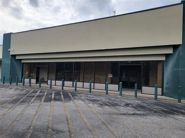 a view of a house with glass door