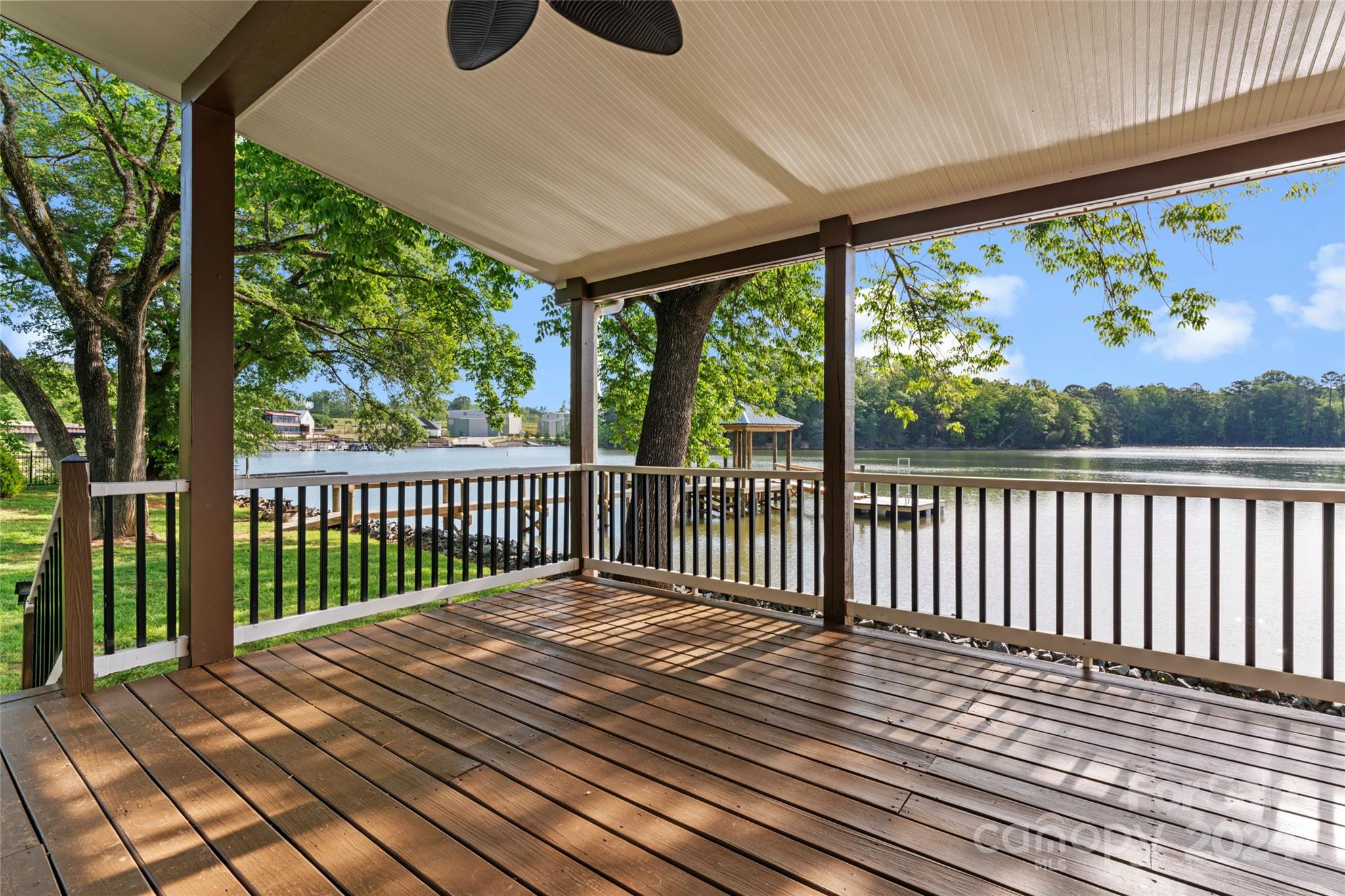 1270 Pole Branch Road Clover, SC 29710 - Photo 25 of 41 a view of a wooden balcony