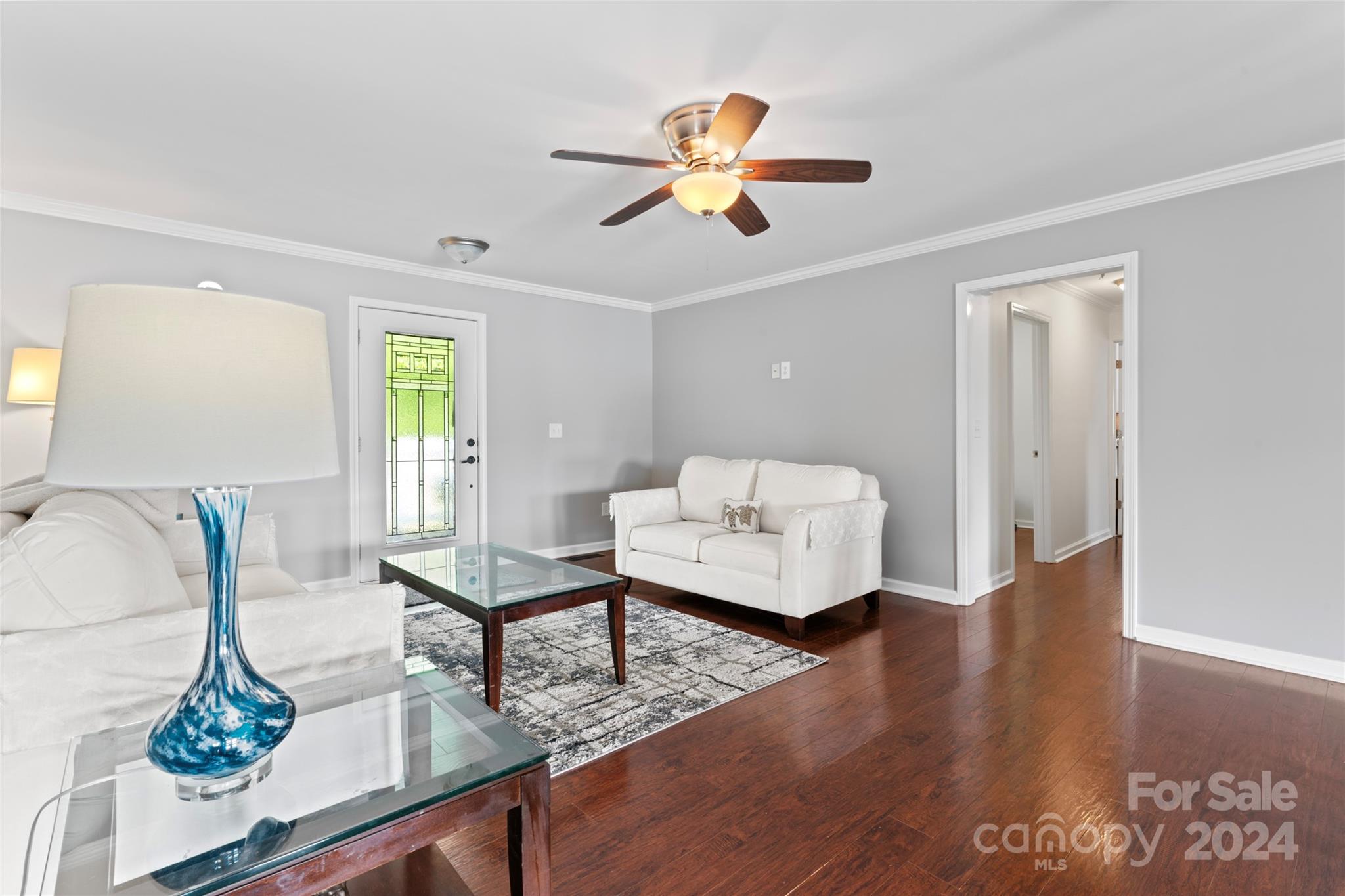 1270 Pole Branch Road Clover, SC 29710 - Photo 5 of 41 a living room with furniture and a wooden floor