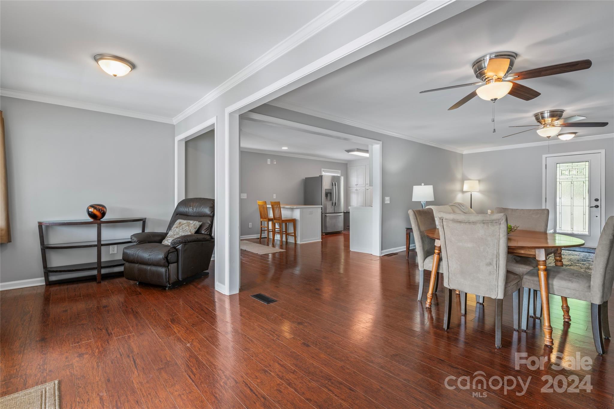 1270 Pole Branch Road Clover, SC 29710 - Photo 6 of 41 a living room with furniture and a wooden floor